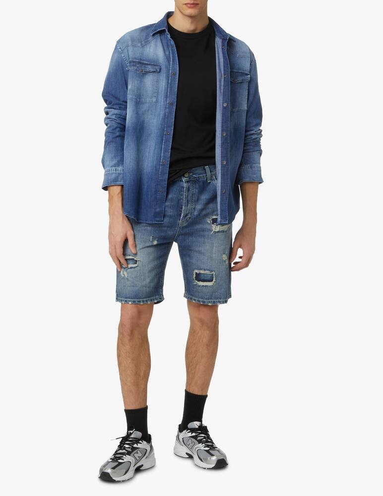 rinascente Dondup Camicia di jeans western regular - blu