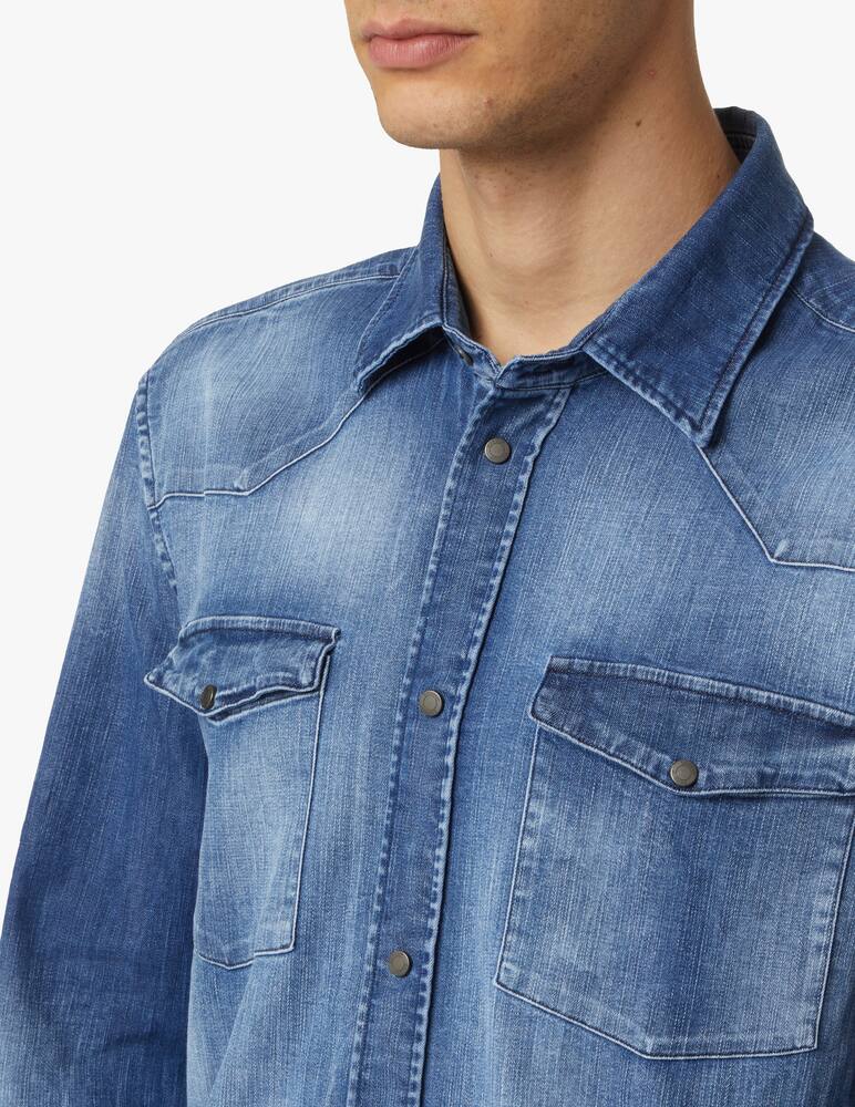 rinascente Dondup Camicia di jeans western regular - blu