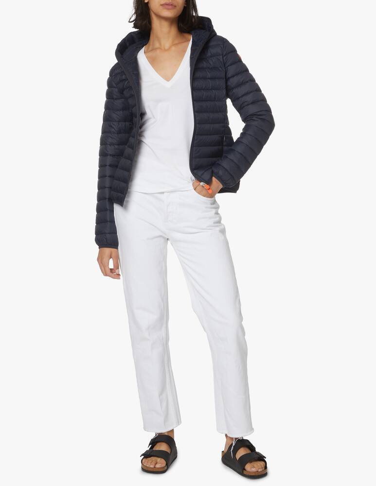 Dondup T-shirt con collo a v - bianco - immagine 2 Dondup T-shirt con collo a v - bianco - immagine 2