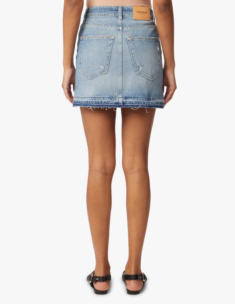 rinascente Dondup Denim mini skirt - light blue