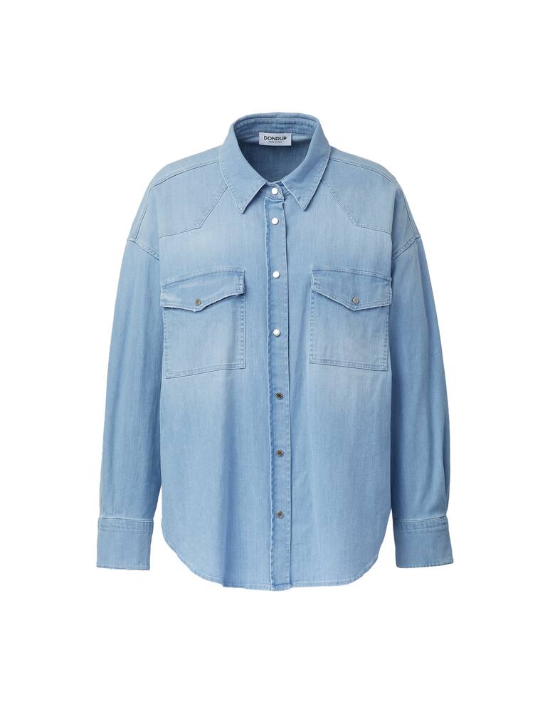 rinascente Dondup Cotton shirt - light blue