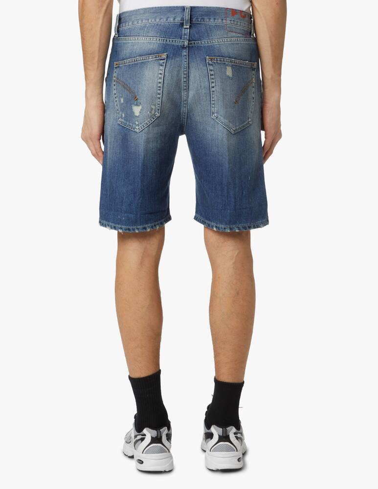 rinascente Dondup Ripped julian shorts - blue