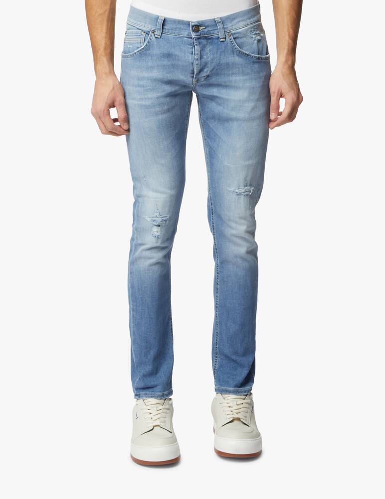 rinascente Dondup Jeans ritchie rotture - blu