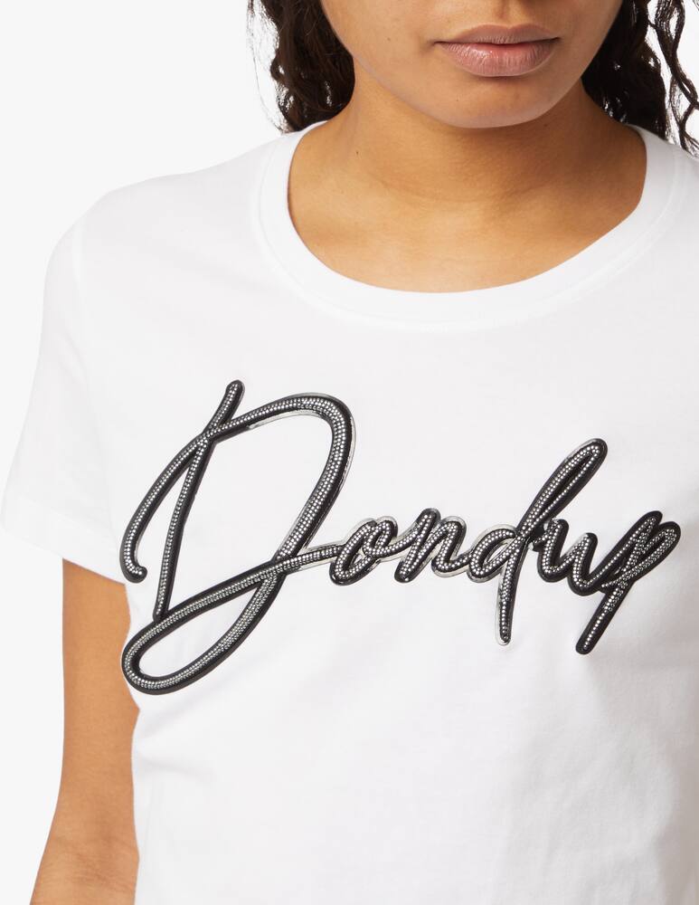 rinascente Dondup Cotton t-shirt with logo - white