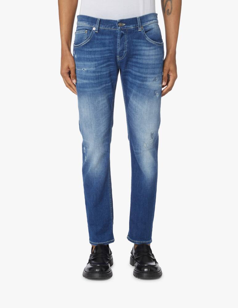 rinascente Dondup Mius ripped jeans - blue
