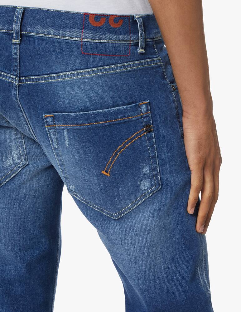 rinascente Dondup Mius ripped jeans - blue