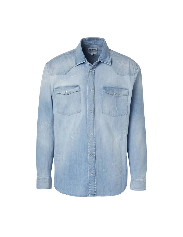 rinascente Dondup Camicia di jeans western regular - blu