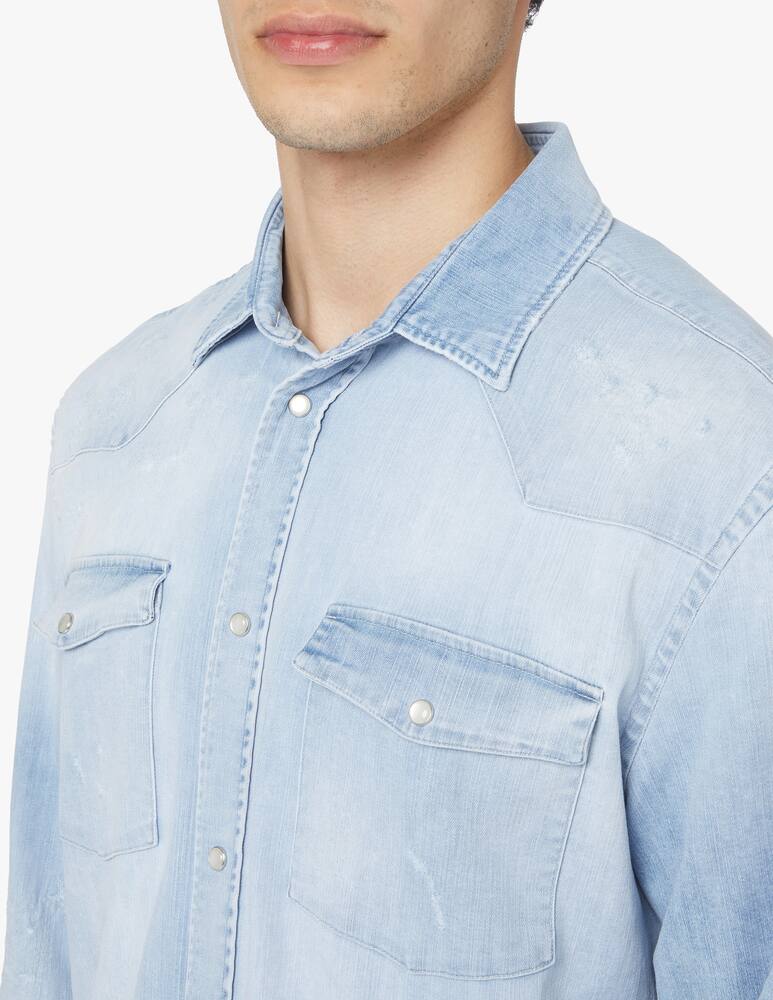 rinascente Dondup Camicia di jeans western regular - blu