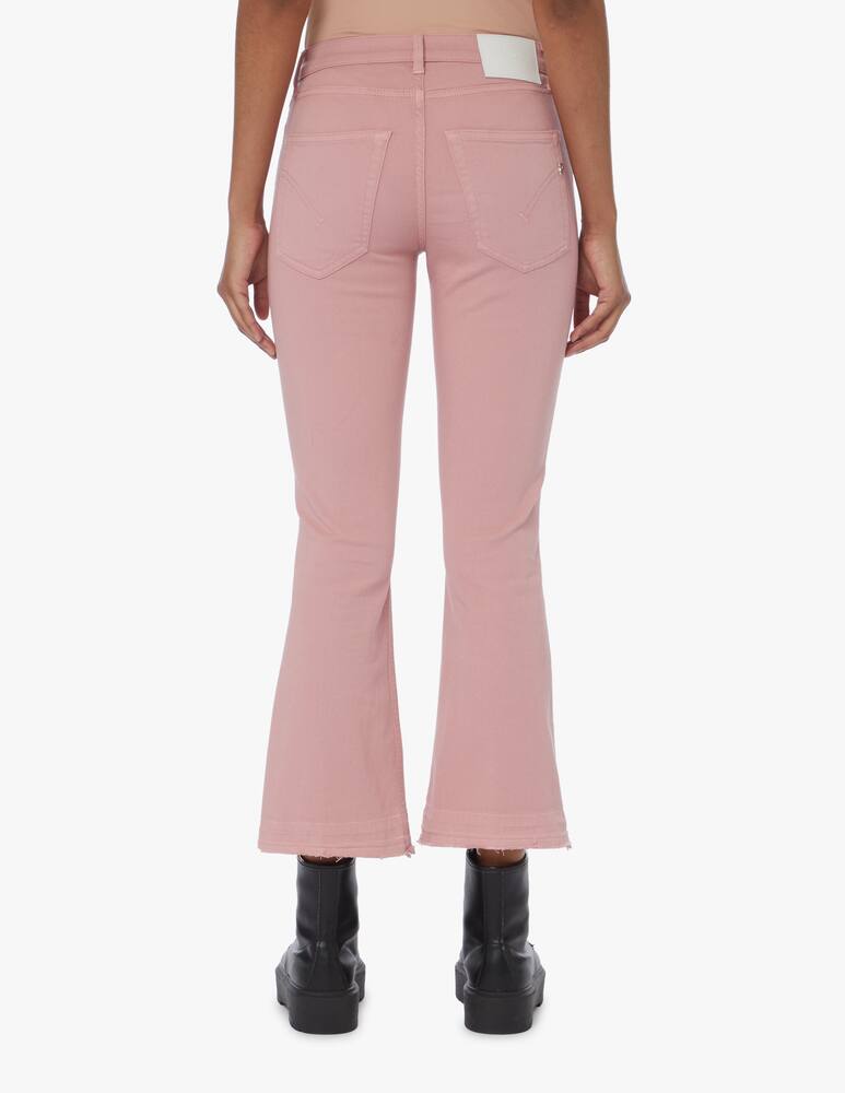 rinascente Dondup High rise flare jeans - pink