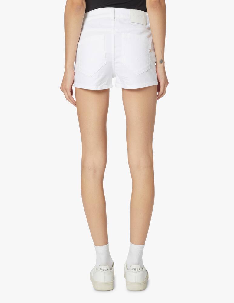 rinascente Dondup Pantaloni corti di jeans - bianco