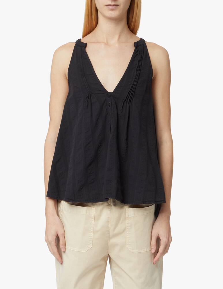 Dondup V-neck top - black - picture 1 Dondup V-neck top - black - picture 1