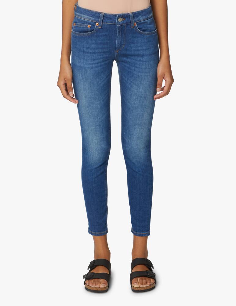 rinascente Dondup Low rise skinny jeans - blue