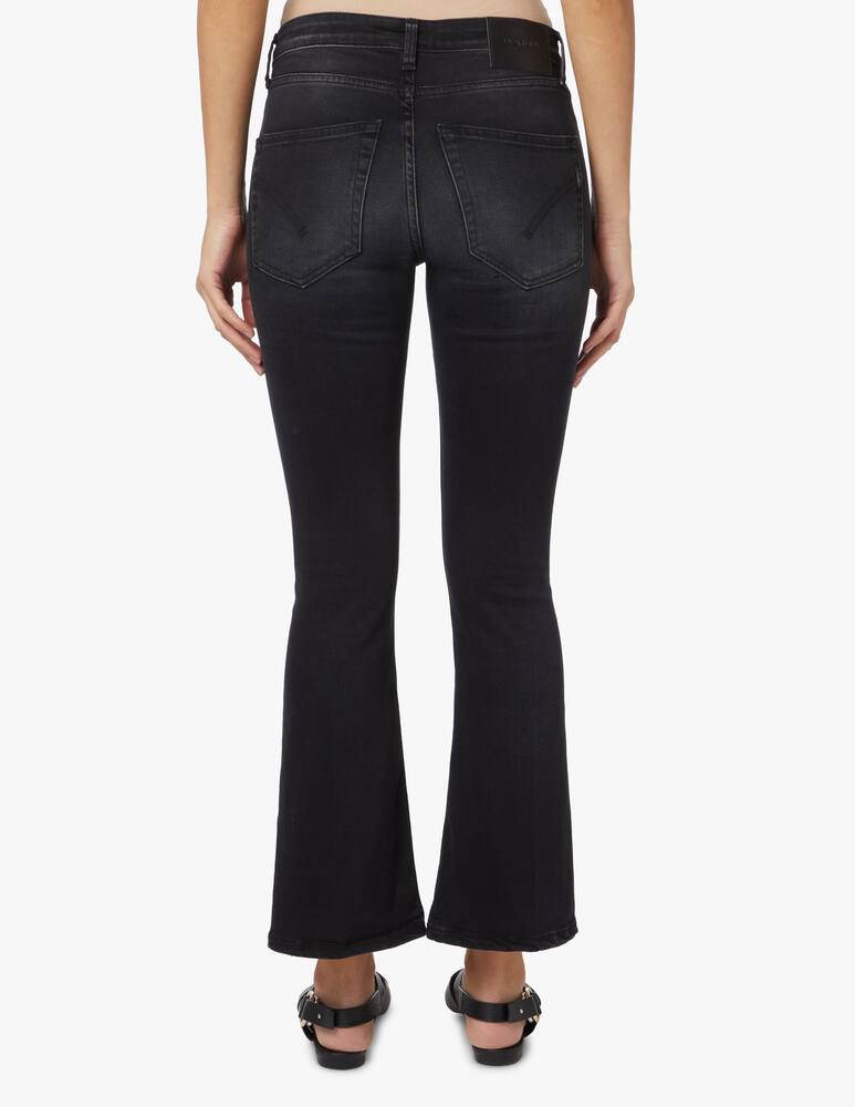 rinascente Dondup High rise flare jeans - black