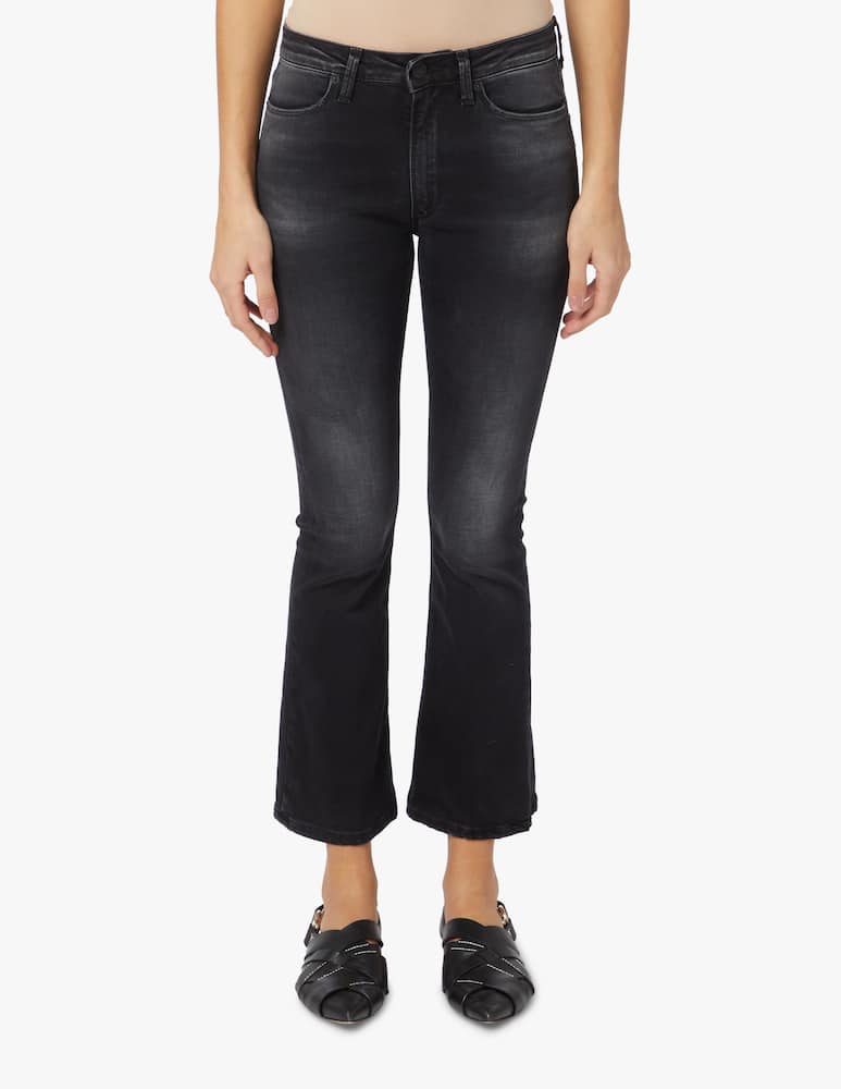 rinascente Dondup High rise flare jeans - black