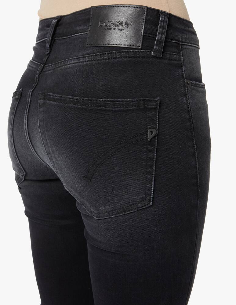 rinascente Dondup High rise flare jeans - black