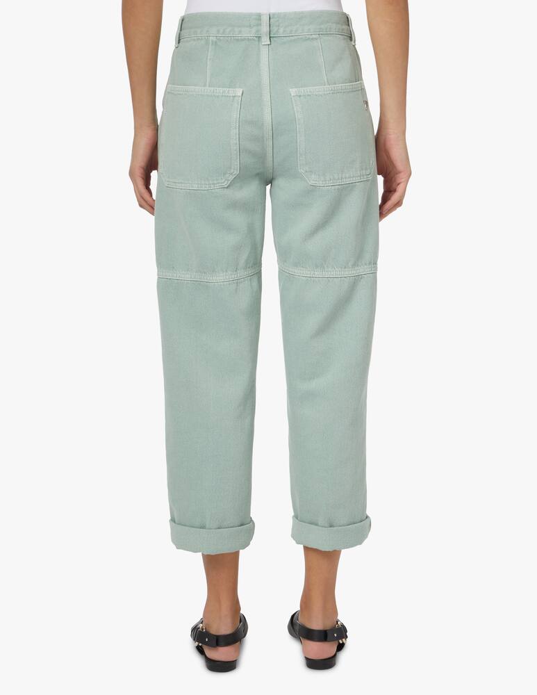 rinascente Dondup Regular rise worker jeans - green