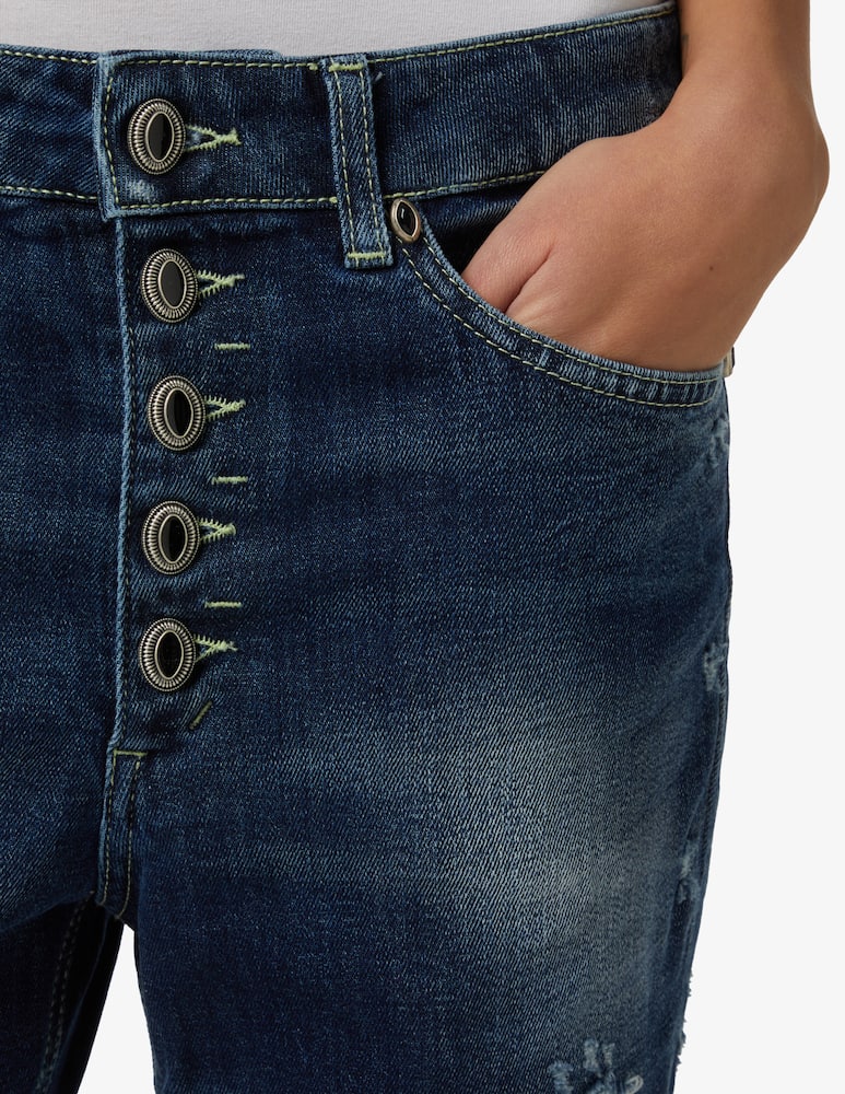 rinascente Dondup Jeans gioiello Koons - Blu