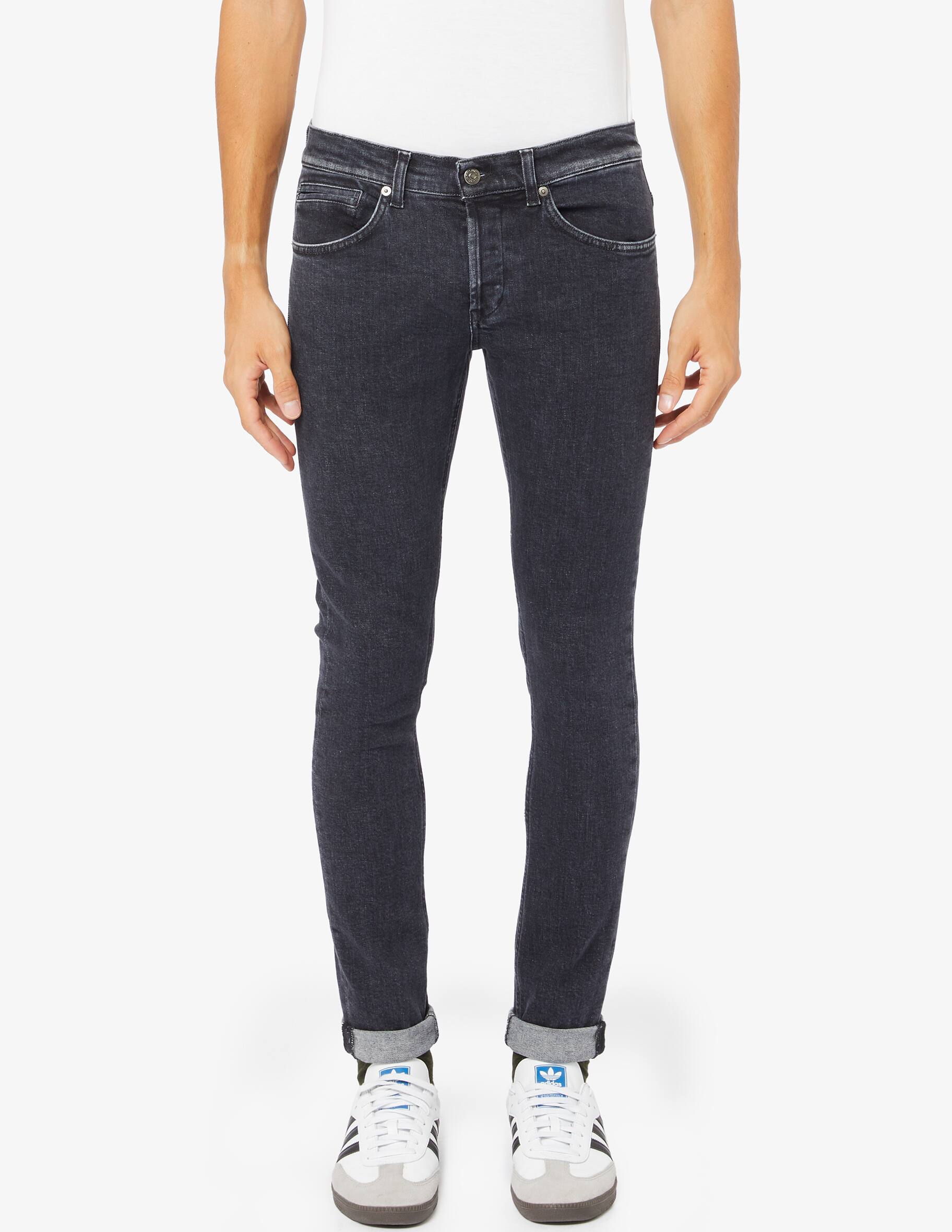 Pantalon Femme Dondup - Couleur Noire - Modèle Réf. 4600022A180237 - Neuf Avec étiquettes