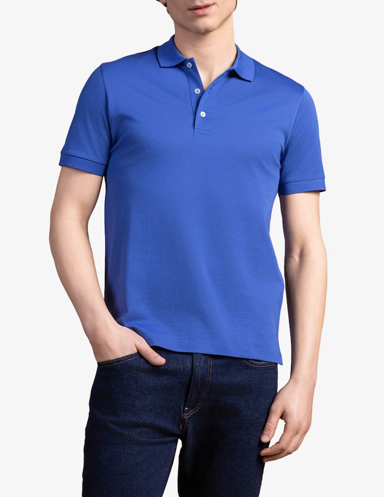 rinascente Cains Moore Polo pique in filo di Scozia