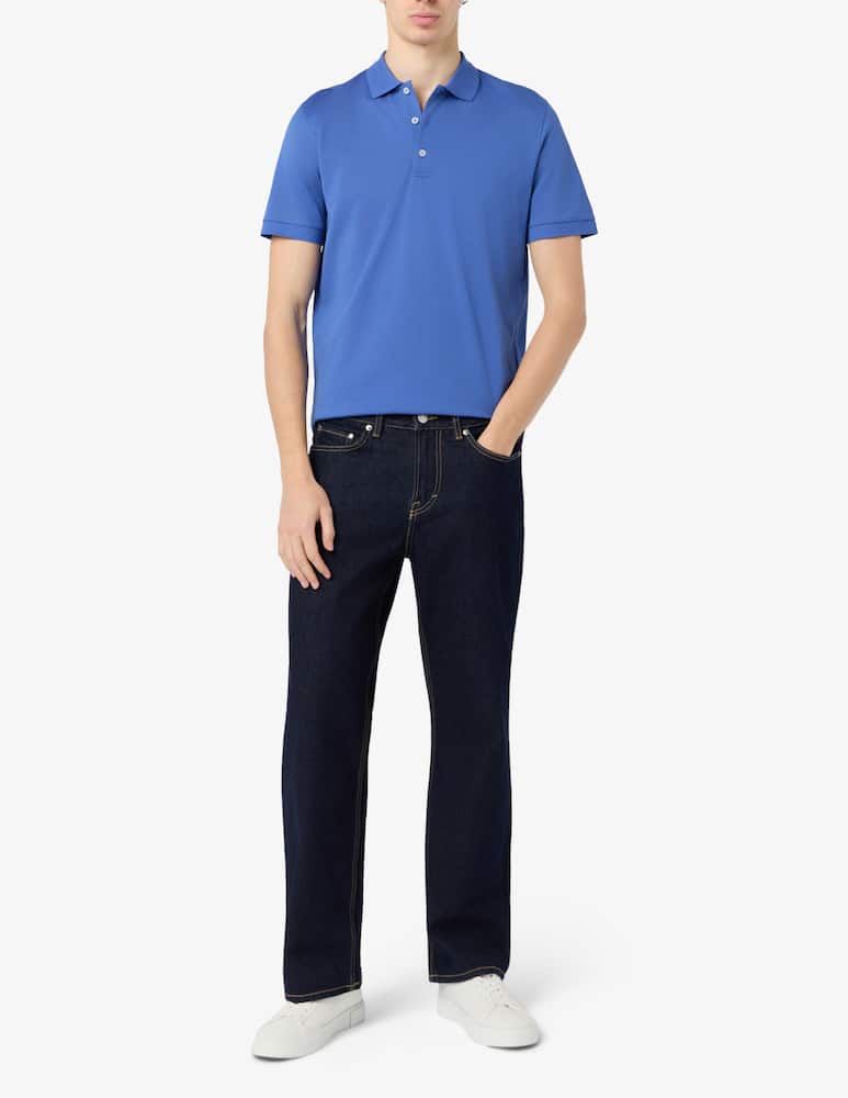 rinascente Cains Moore Polo pique in filo di Scozia