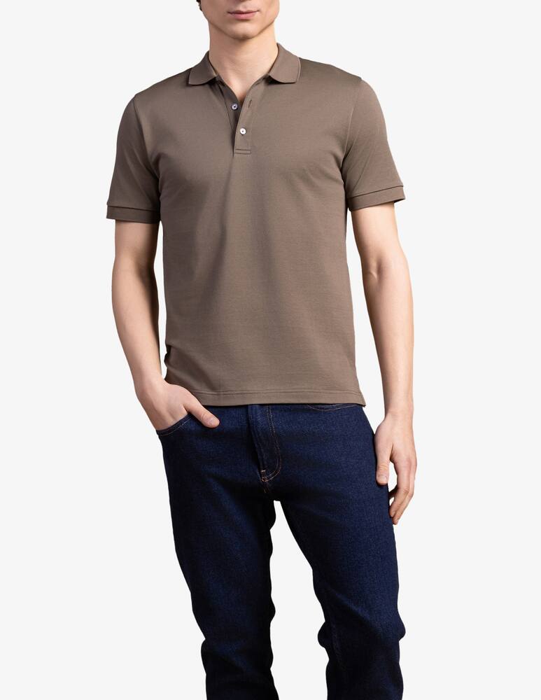 rinascente Cains Moore Polo pique in filo di Scozia