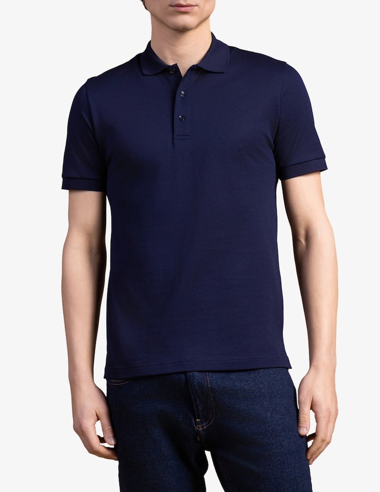 rinascente Cains Moore Polo pique in filo di Scozia