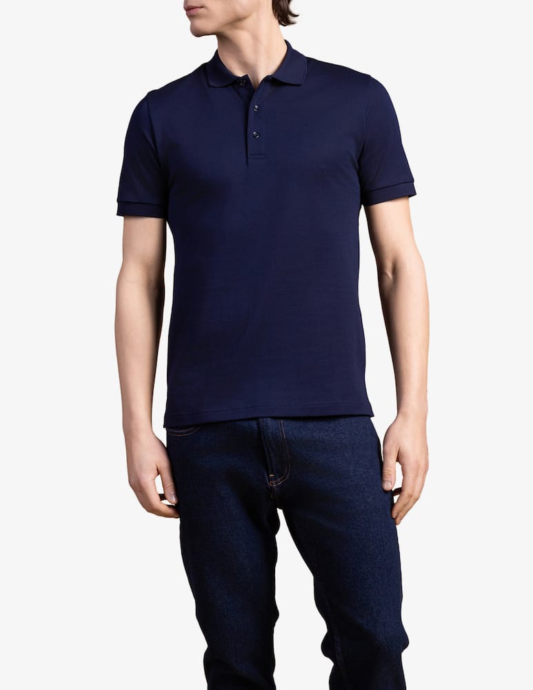 rinascente Cains Moore Polo pique in filo di Scozia