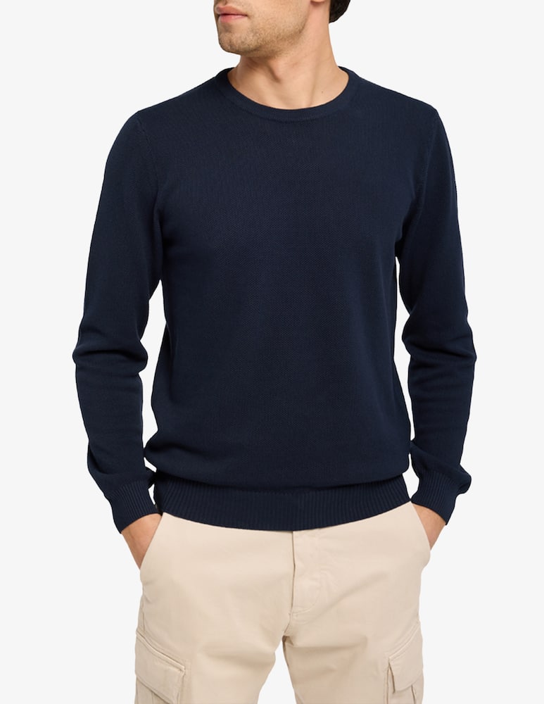 rinascente Cains Moore Crew neck textured jumper