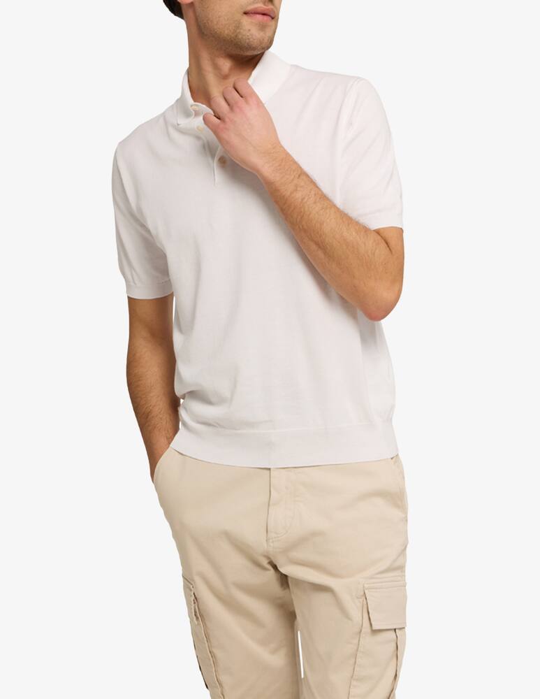 rinascente Cains Moore Suvin knit polo shirt