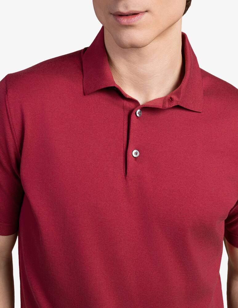 rinascente Cains Moore Suvin knit polo shirt