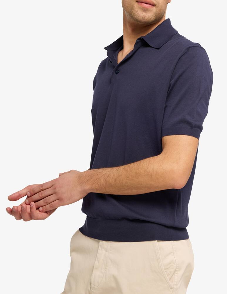 rinascente Cains Moore Suvin knit polo shirt