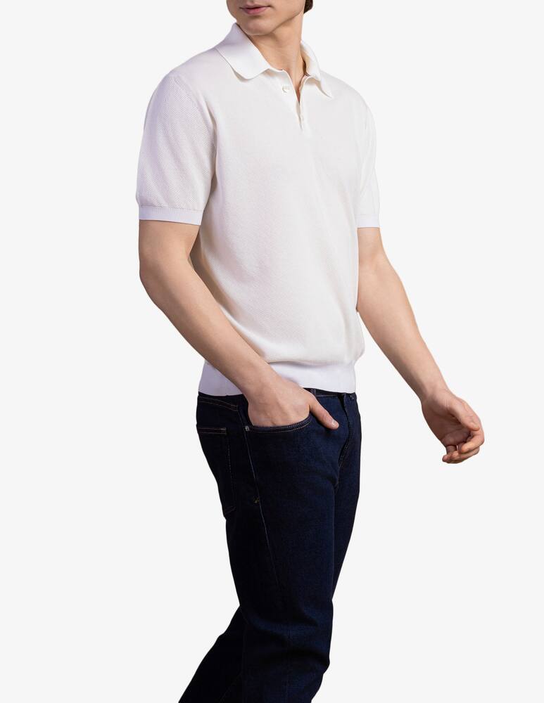 Cains Moore Polo in cotone punto alveare - immagine 2 Cains Moore Polo in cotone punto alveare - immagine 2
