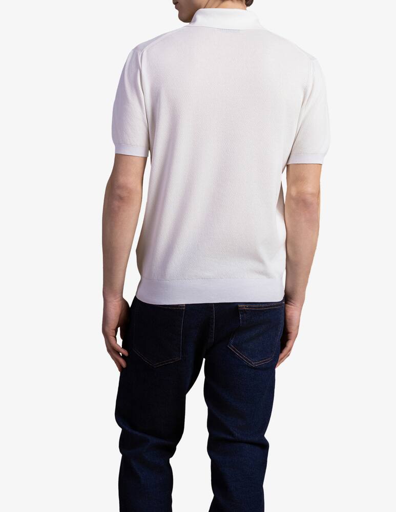 rinascente Cains Moore Cotton honeycomb polo shirt