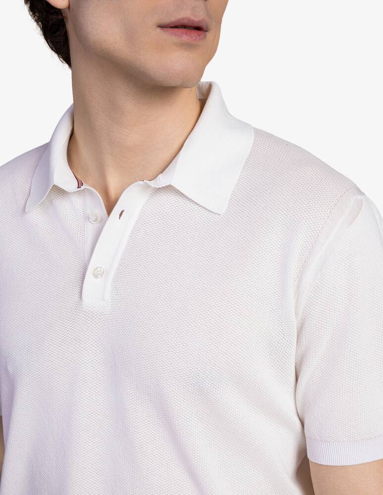 rinascente Cains Moore Cotton honeycomb polo shirt