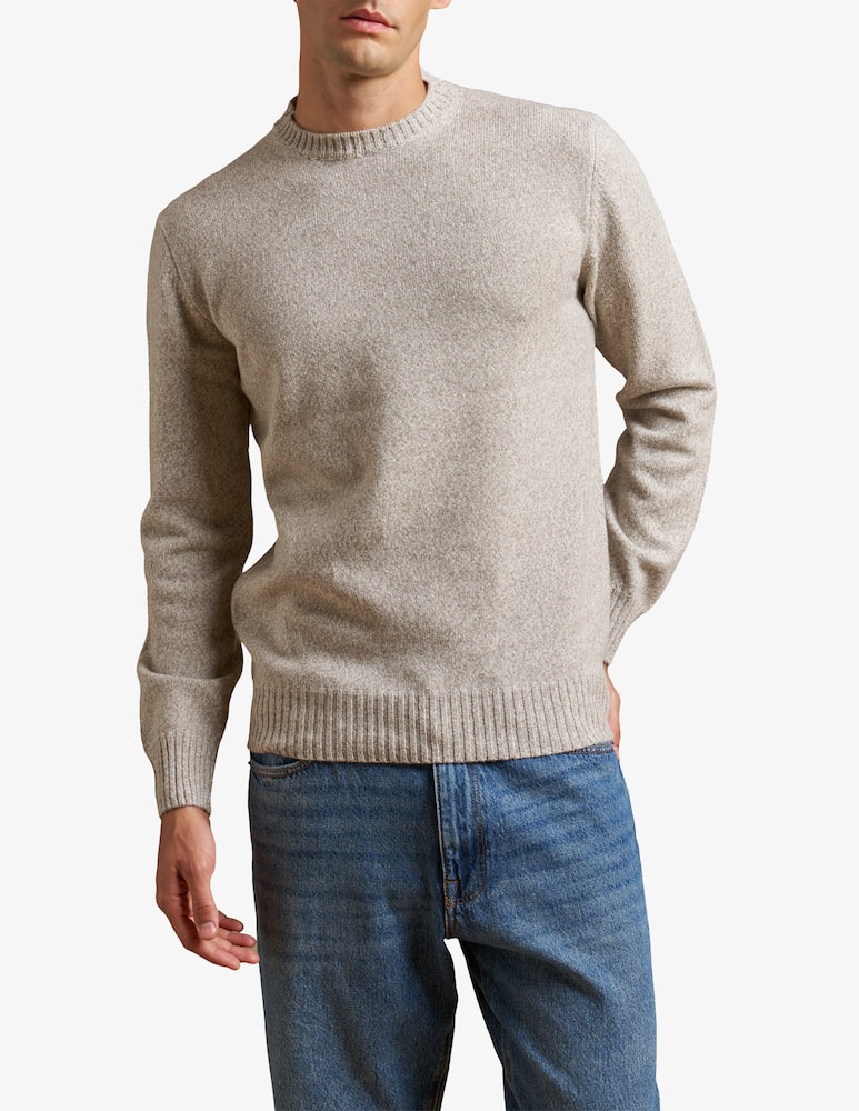 Cains Moore Maglia girocollo Canberra mouliné - immagine 1 Cains Moore Maglia girocollo Canberra mouliné - immagine 1