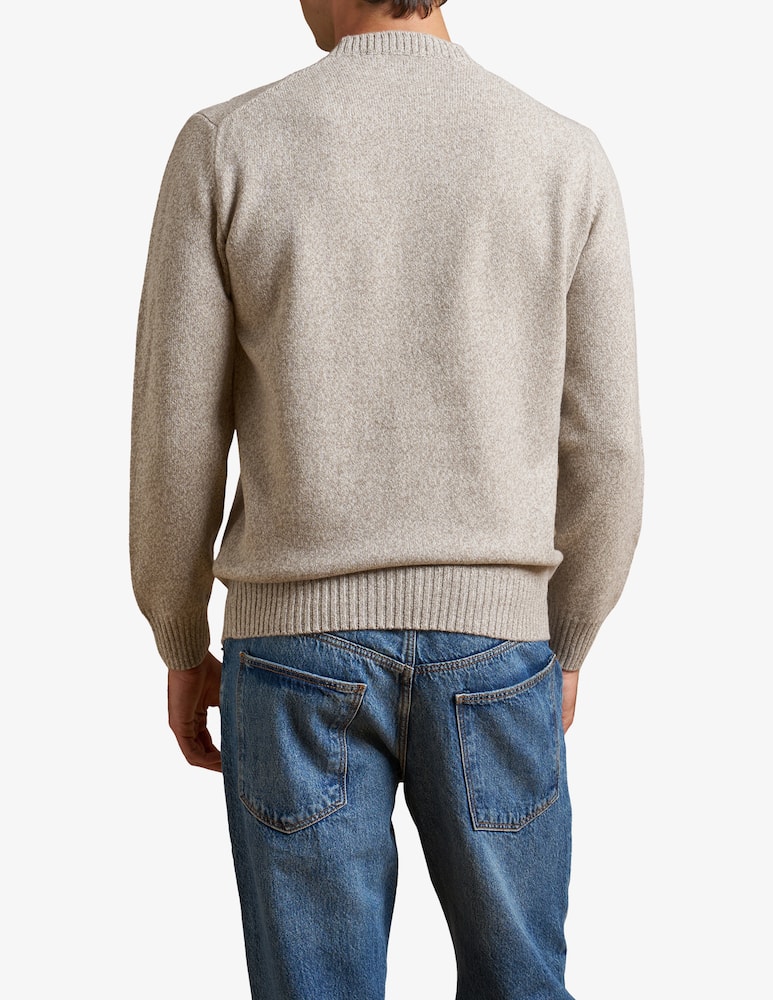 Cains Moore Maglia girocollo Canberra mouliné - immagine 2 Cains Moore Maglia girocollo Canberra mouliné - immagine 2