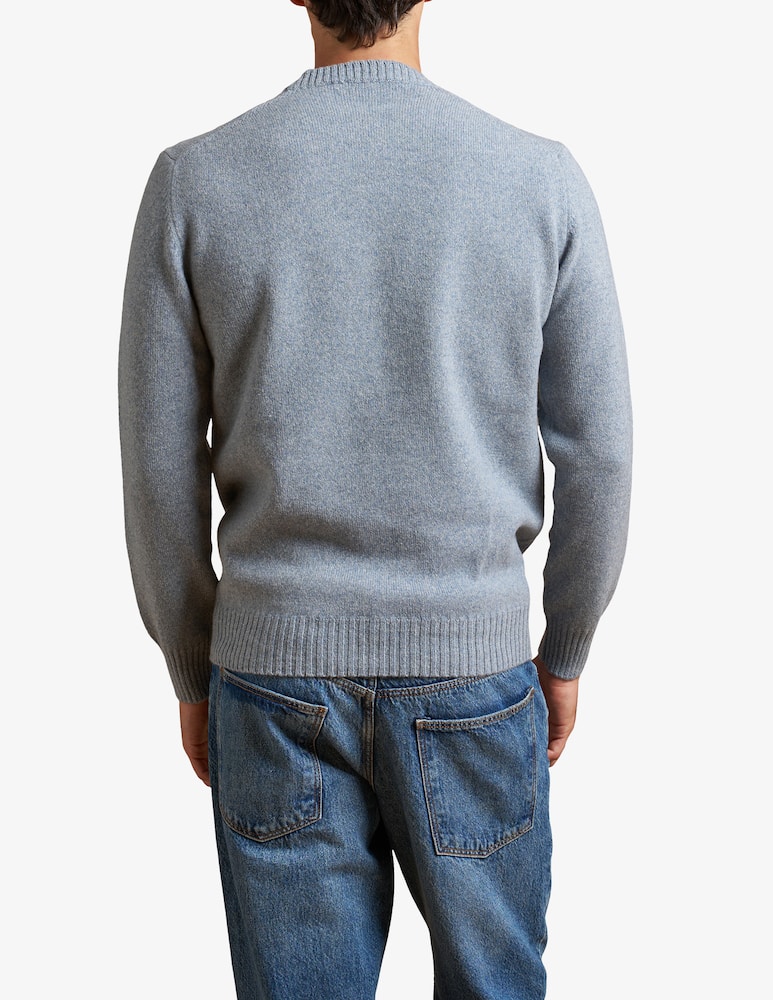 Cains Moore Maglia girocollo Canberra mouliné - immagine 2 Cains Moore Maglia girocollo Canberra mouliné - immagine 2