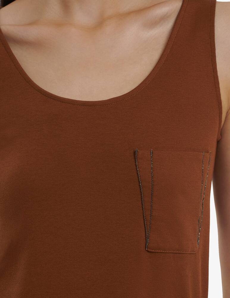 Fabiana Filippi Cotton jersey vest top - picture 4 Fabiana Filippi Cotton jersey vest top - picture 4