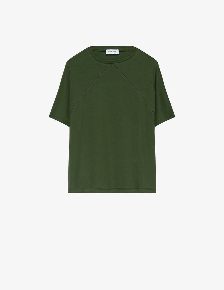 rinascente Fabiana Filippi T-shirt in cotone - Verde