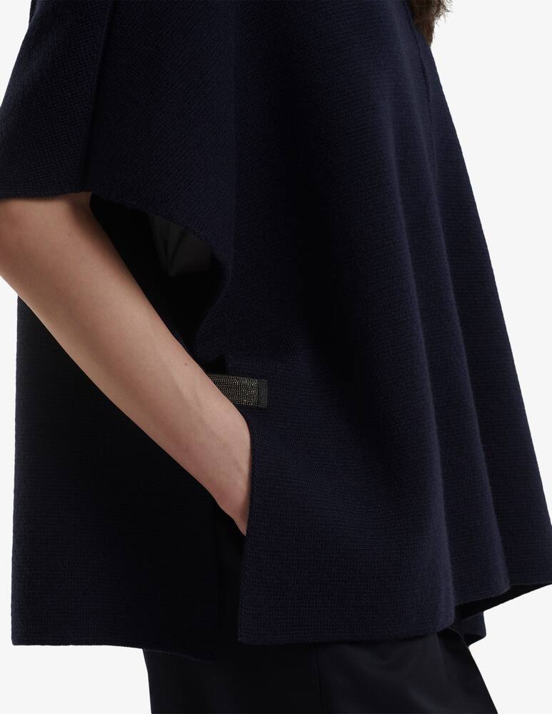 rinascente Fabiana Filippi Merino wool cape