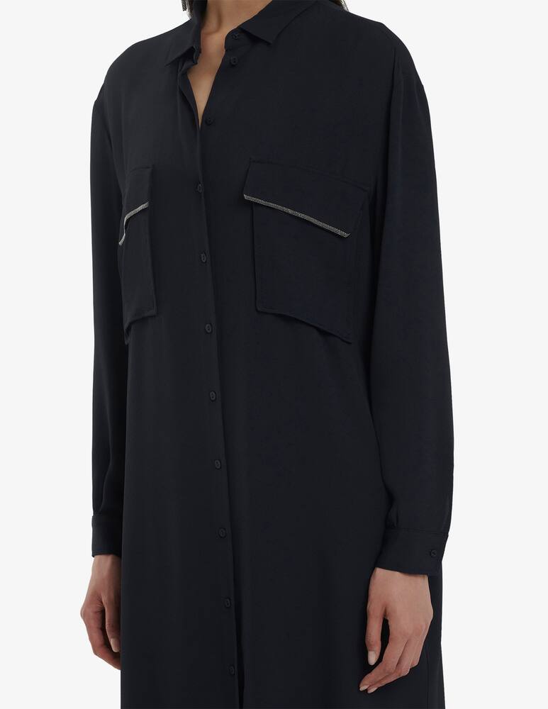 rinascente Fabiana Filippi Long marocain dress