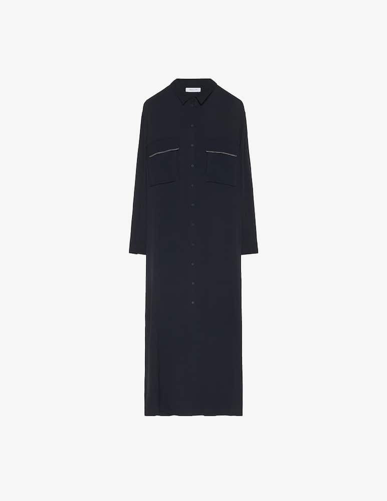 rinascente Fabiana Filippi Long marocain dress