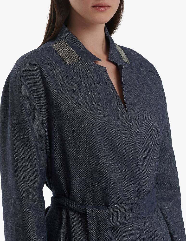 rinascente Fabiana Filippi Cotton and linen wrap jacket