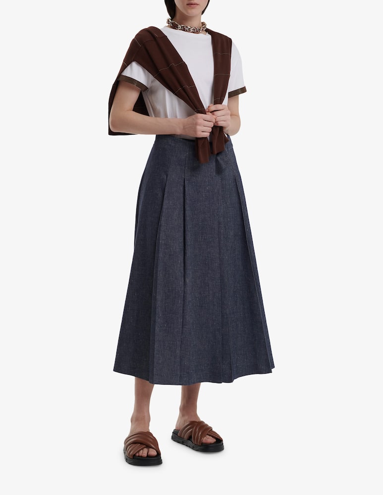 rinascente Fabiana Filippi Organic cotton jersey T-shirt - White