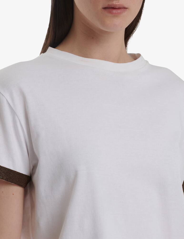 rinascente Fabiana Filippi Organic cotton jersey T-shirt - White