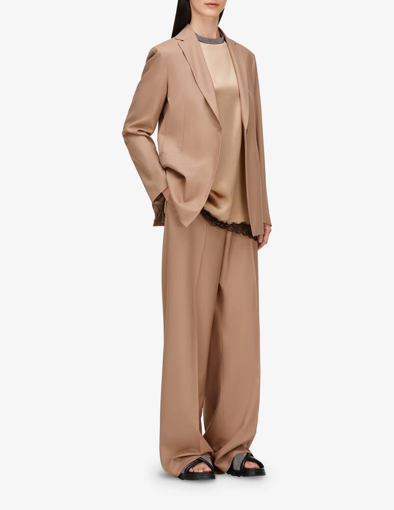 rinascente Fabiana Filippi Blusa a manica corta in raso