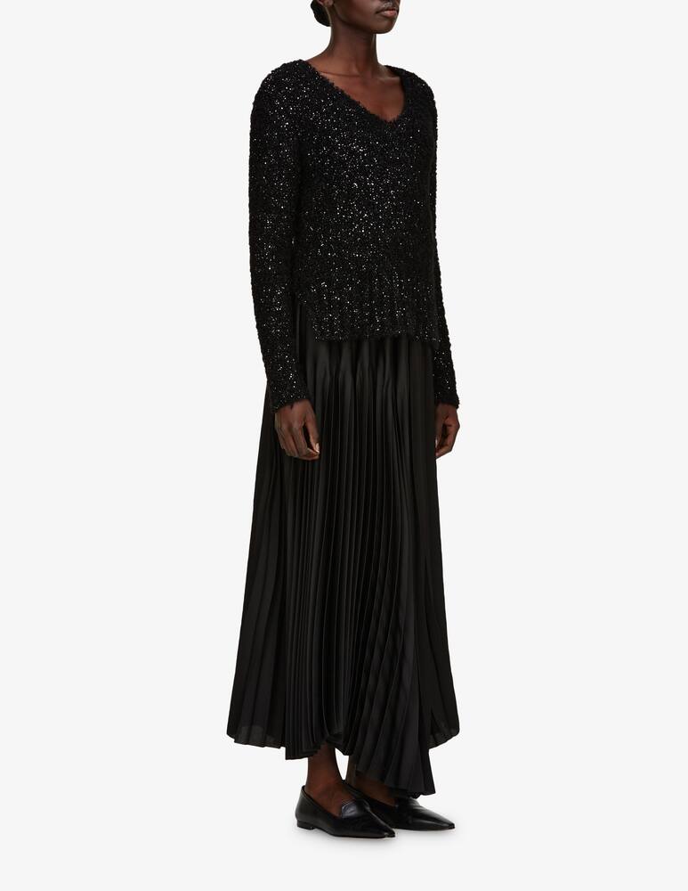 rinascente Fabiana Filippi Pleated satin skirt