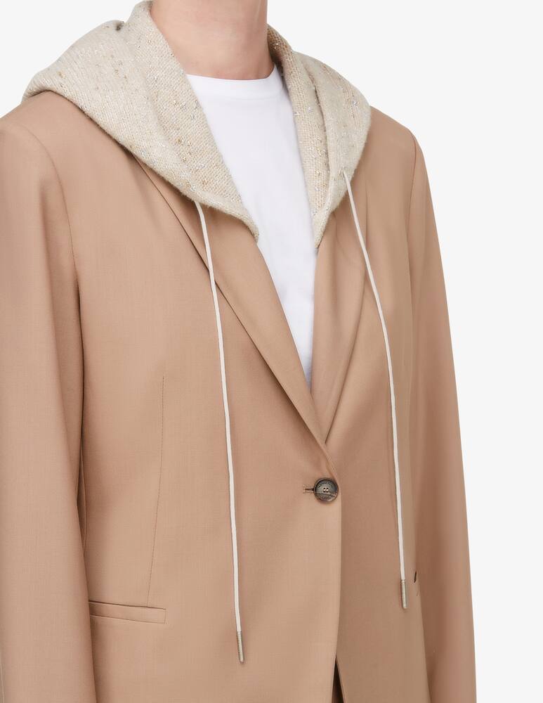 rinascente Fabiana Filippi Blazer in lana con cappuccio