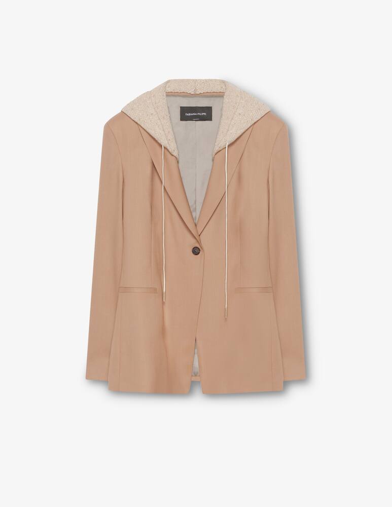 rinascente Fabiana Filippi Blazer in lana con cappuccio