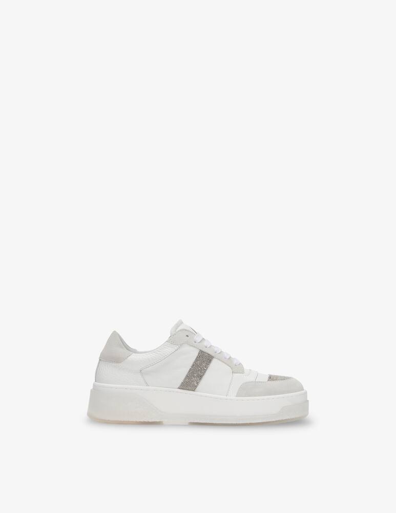 rinascente Fabiana Filippi Low-top suede and leather sneakers